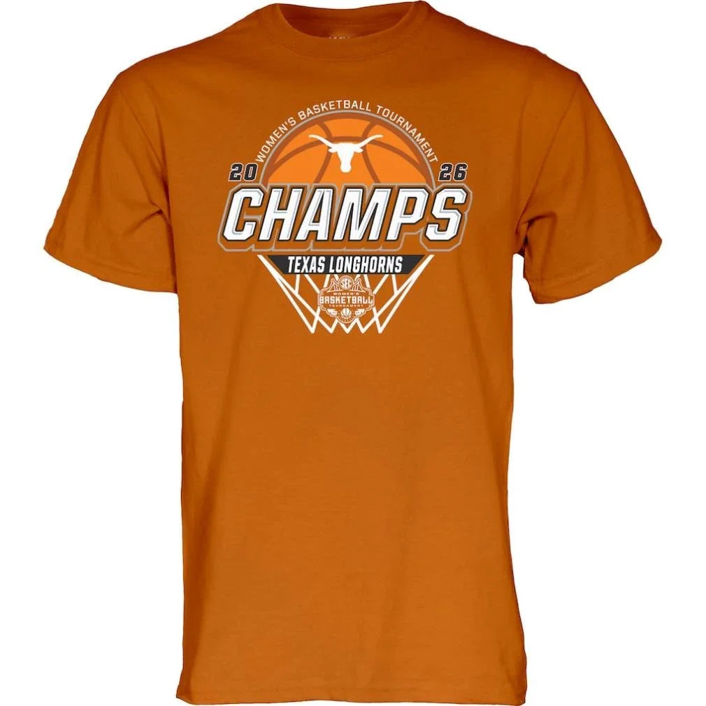 Texas Longhorns 2026 SEC Women’s Basketball Tournament Champions Locker Room Shirt