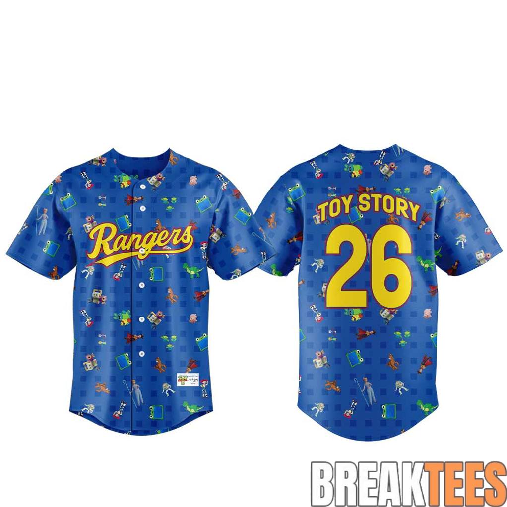 Texas Rangers x Toy Story Night 2026 Baseball Jersey