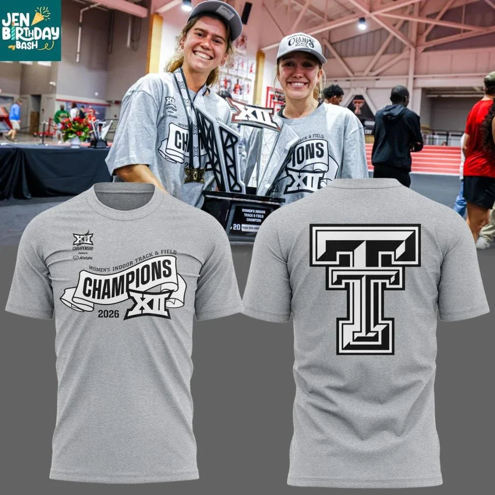 Texas Tech Red Raiders 2026 Women’ s Indoor Track &amp; Field Champions Shirt