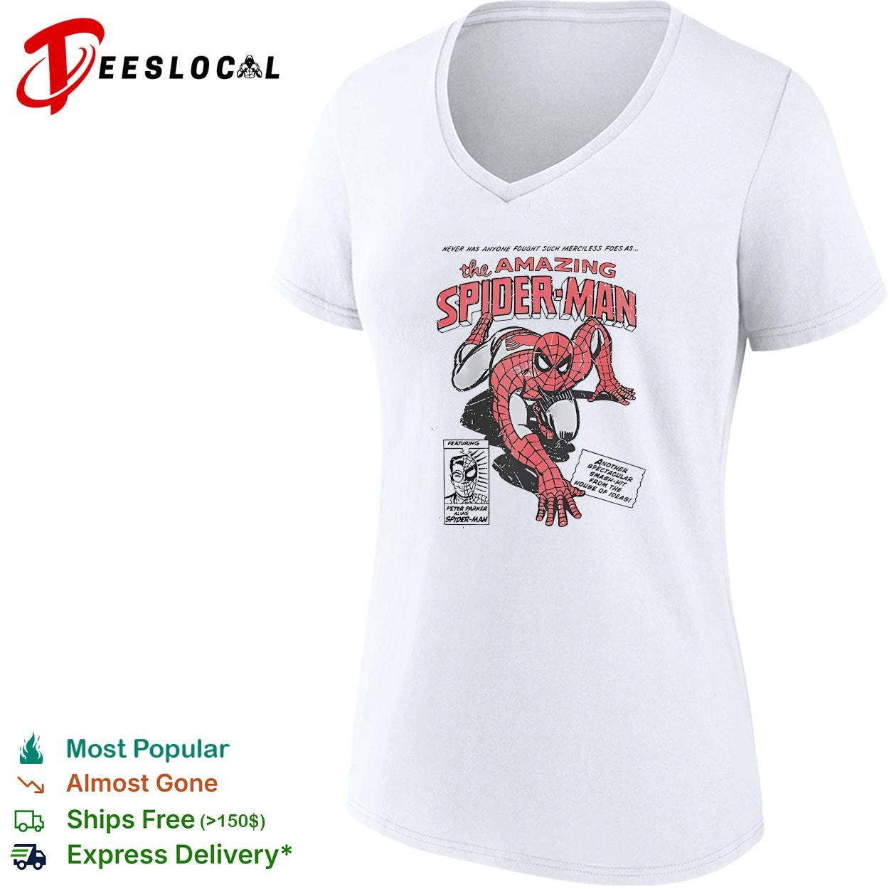 The Amazing Spider-Man classic comic book cover vintage shirt