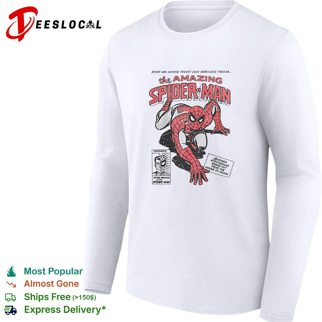 The Amazing Spider-Man classic comic book cover vintage shirt