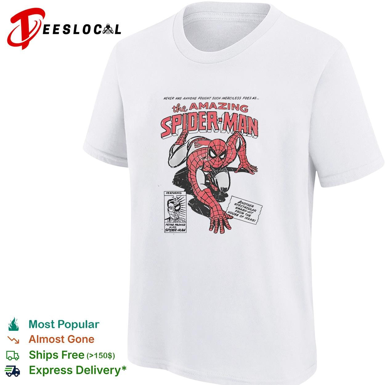 The Amazing Spider-Man classic comic book cover vintage shirt