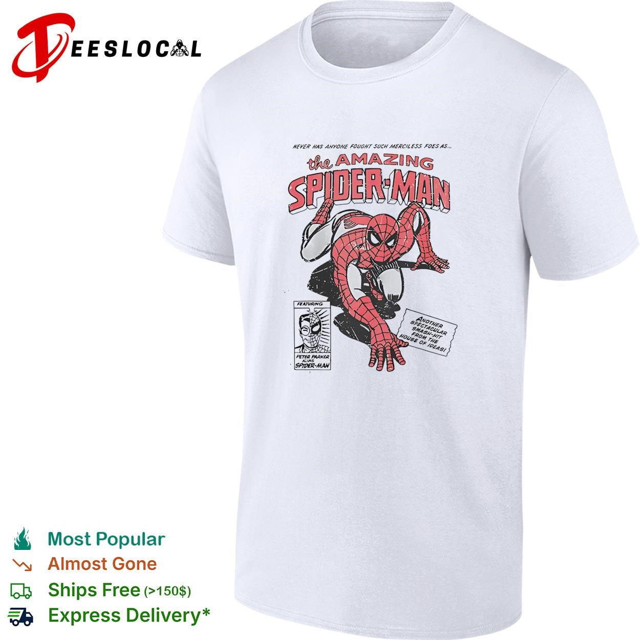 The Amazing Spider-Man classic comic book cover vintage shirt