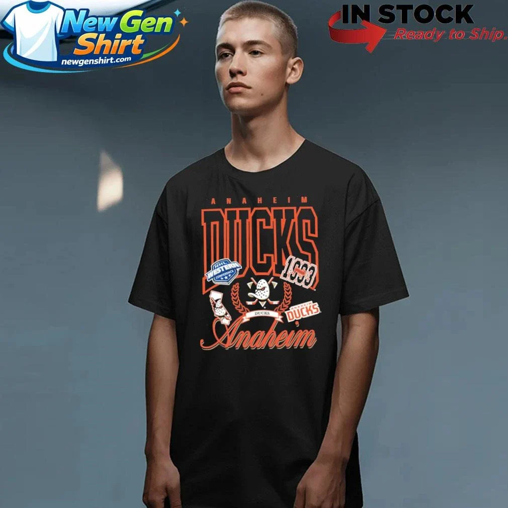 The Anaheim Ducks Sport Classics Vintage Black Shirt