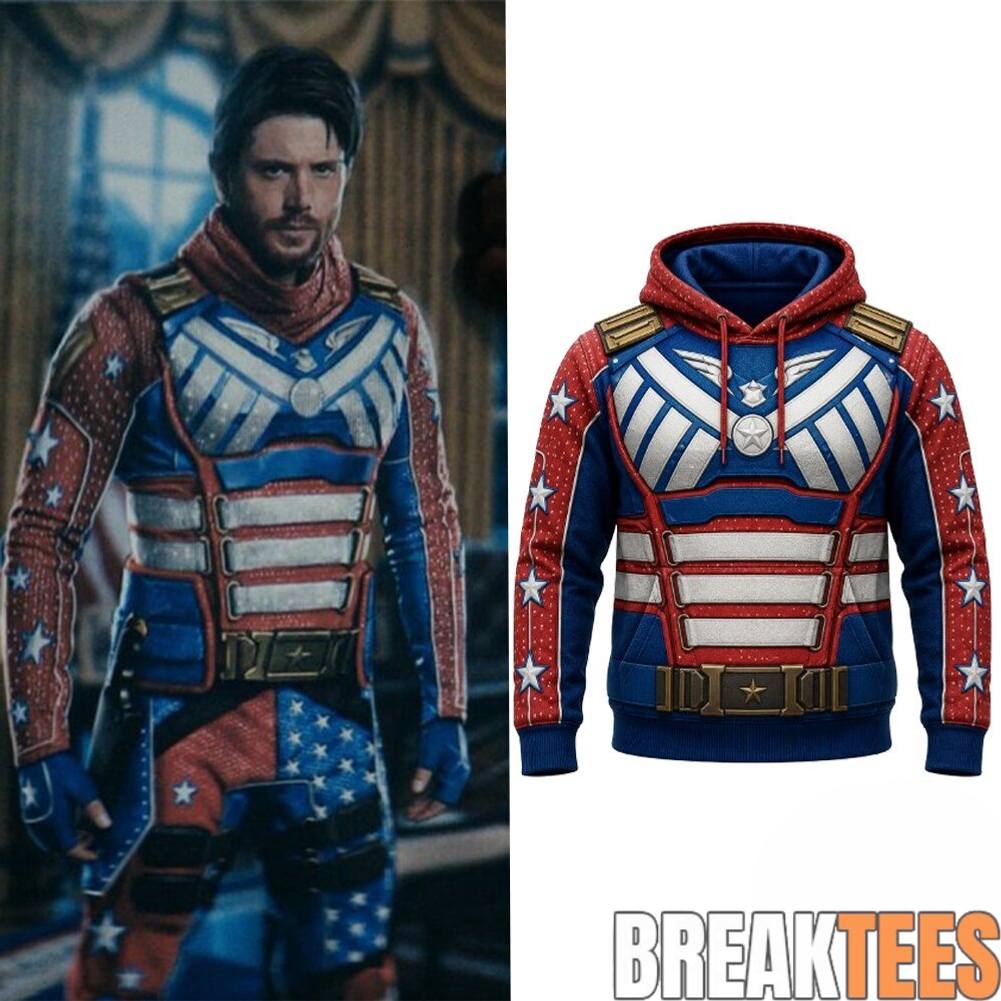 The Boys Season 5 Jensen Ackles Soldier Boy Suit Cosplay Hoodie