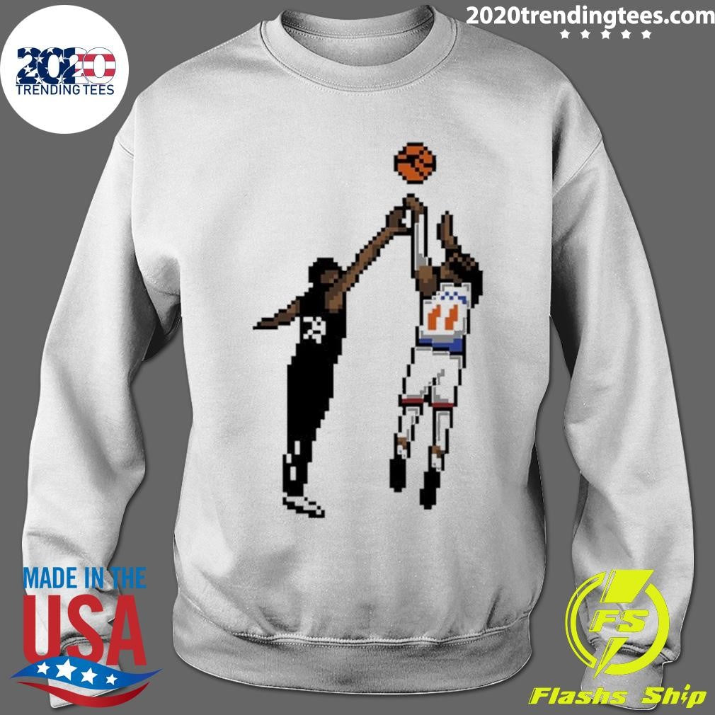 The Burner 8bit Jalen Brunson New York Knicks Shirt
