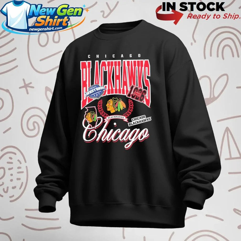 The Chicago Blackhawks Sport Classics Vintage Mineral Washed Shirt