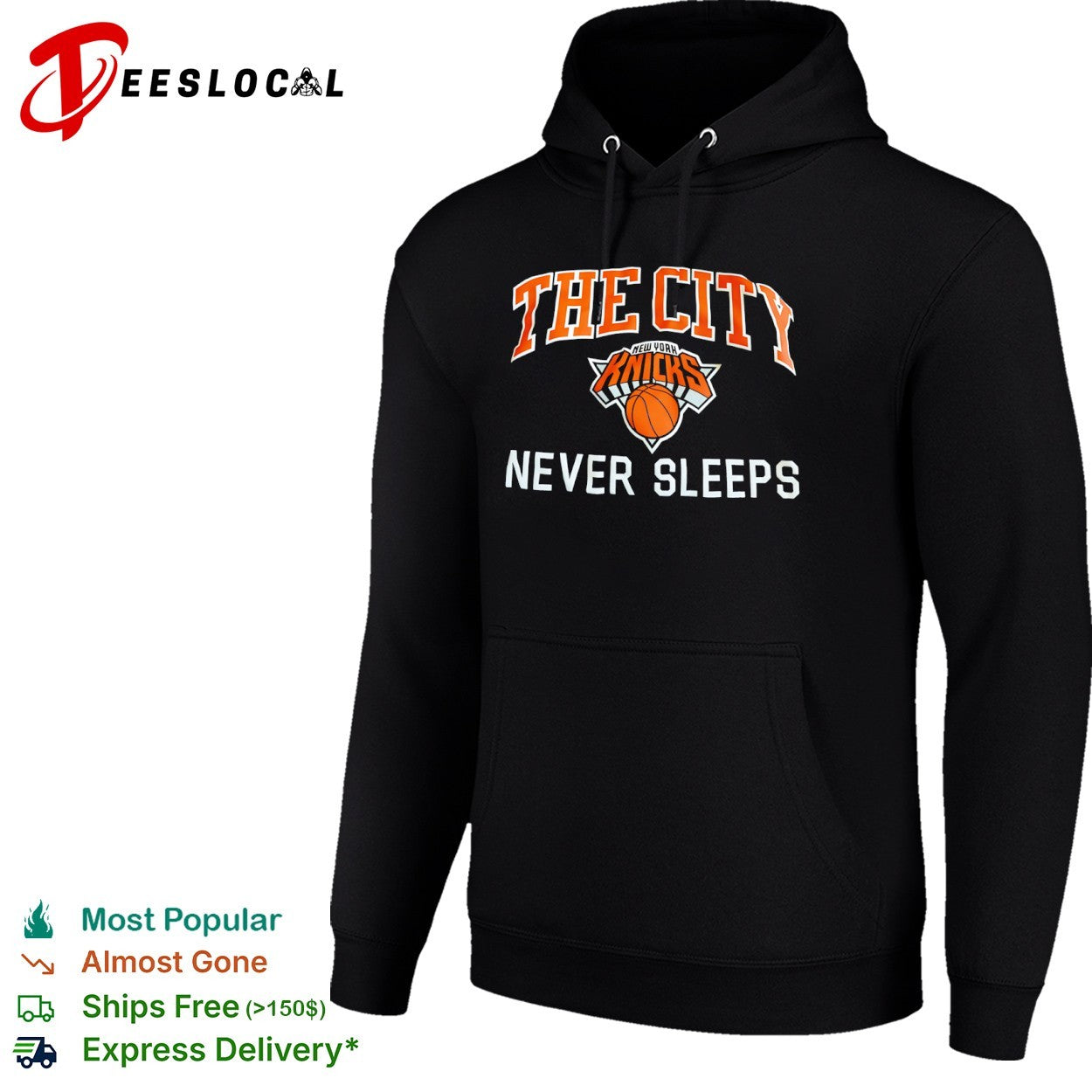 The City New York Knicks Never Sleeps shirt
