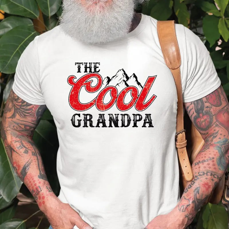 Cool Grandpa Shirt Best Granddad Ever Shirt Shirt Grandpa Grandfather Legend Shirt T-Shirts