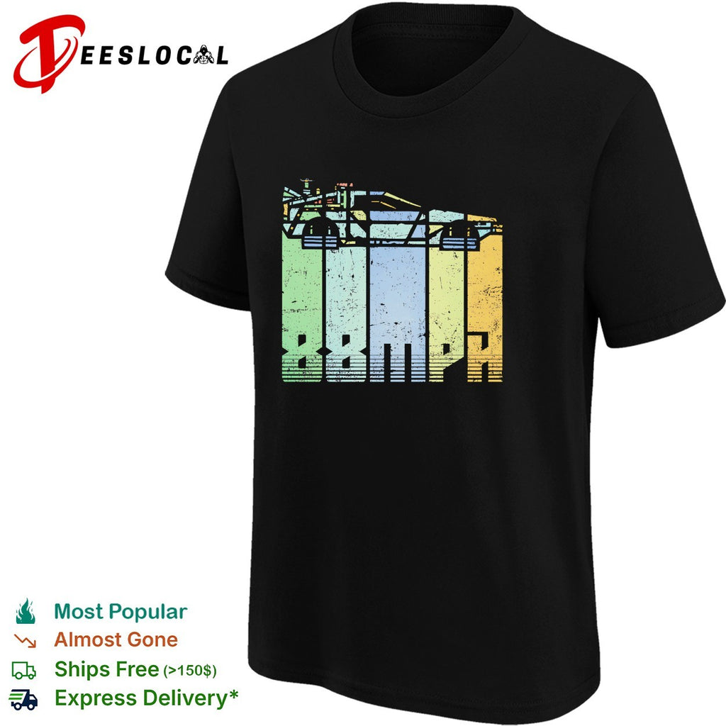 The DeLorean from Back to the Future Vintage Time Machine shirt