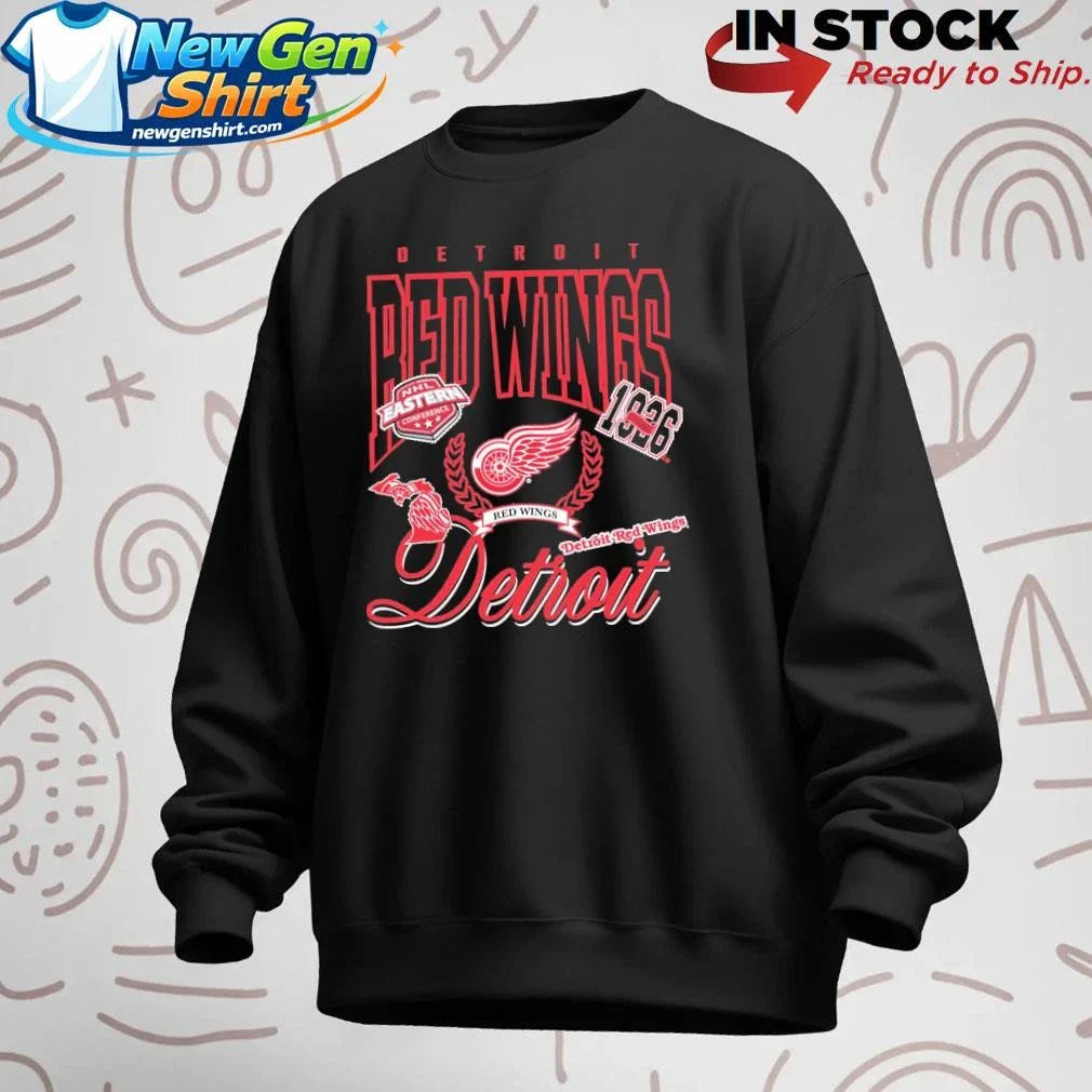 The Detroit Red Wings Sport Classics Vintage Black Shirt