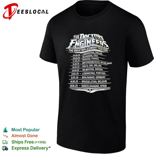 The Doctors and the Engineers The Great Replacement Tour 2026 Londonistan shirt