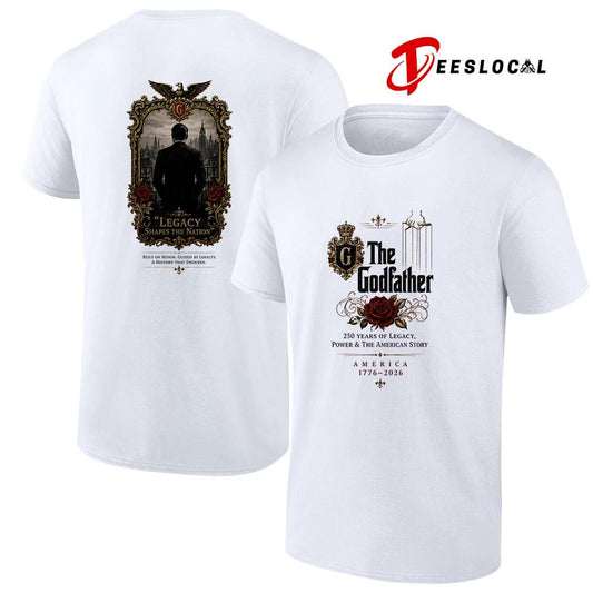 The Godfather 250 years of legacy power and the American story shapes the nation graphic shirt