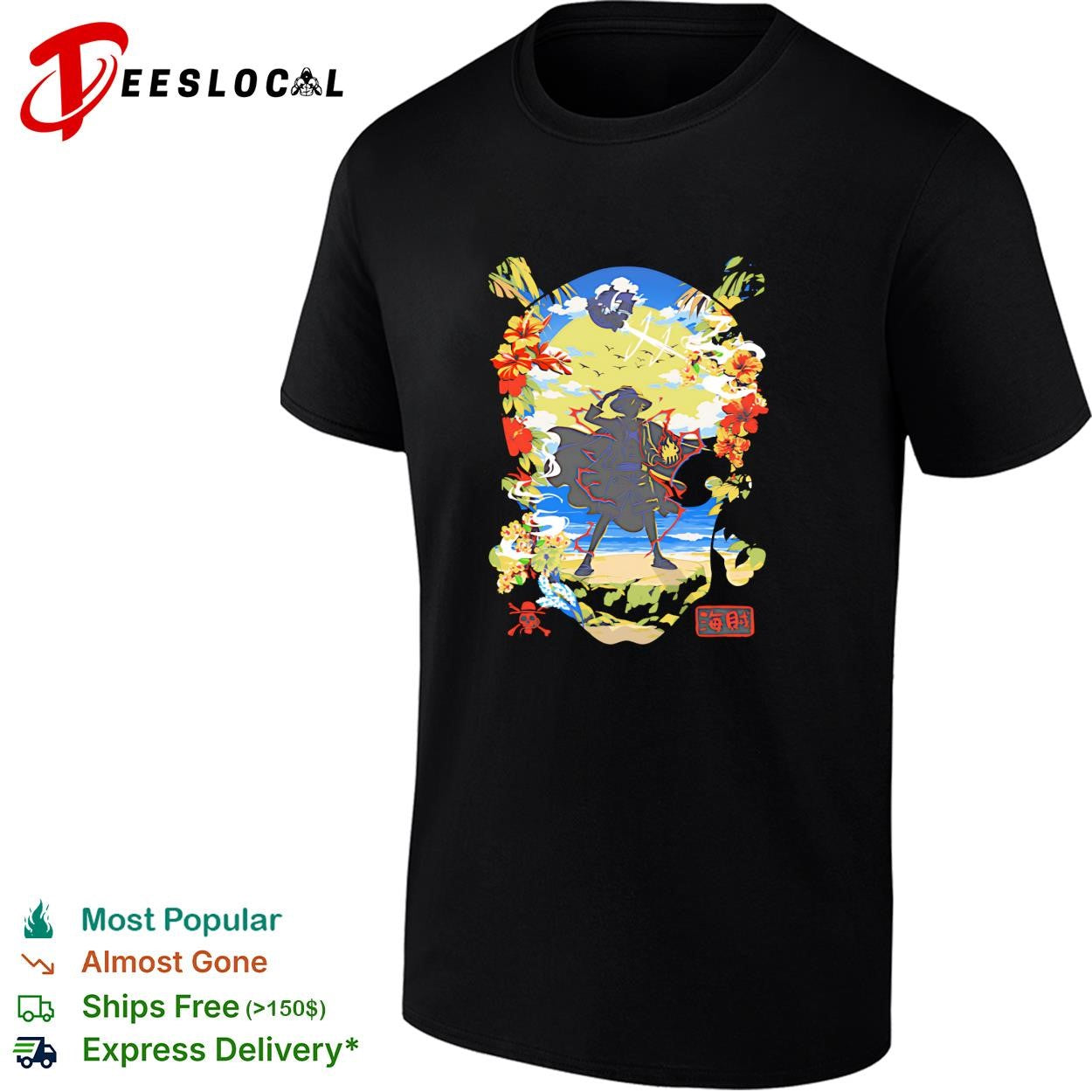 The Hat Pirate Monkey D Luffy from One Piece shirt