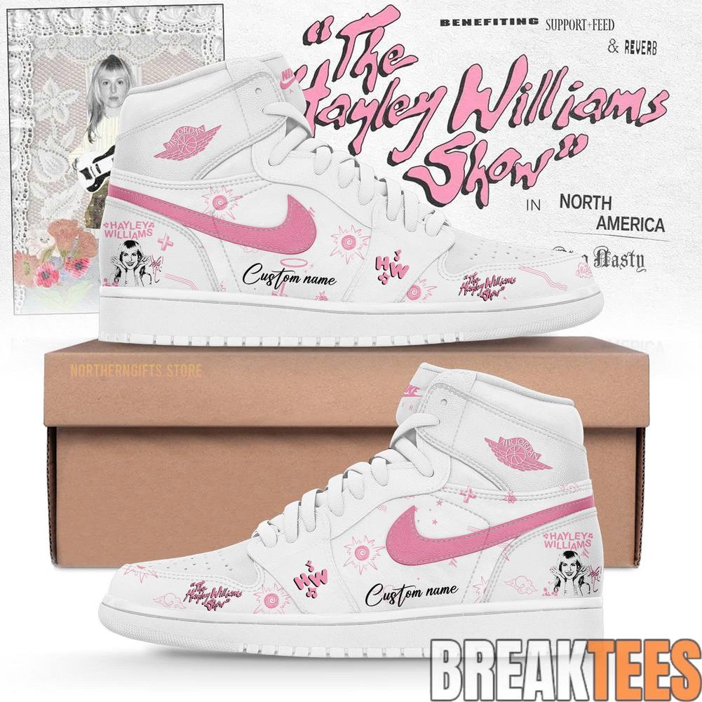 The Hayley Williams Show Tour 2026 Custom Air Jordan 1 Shoes