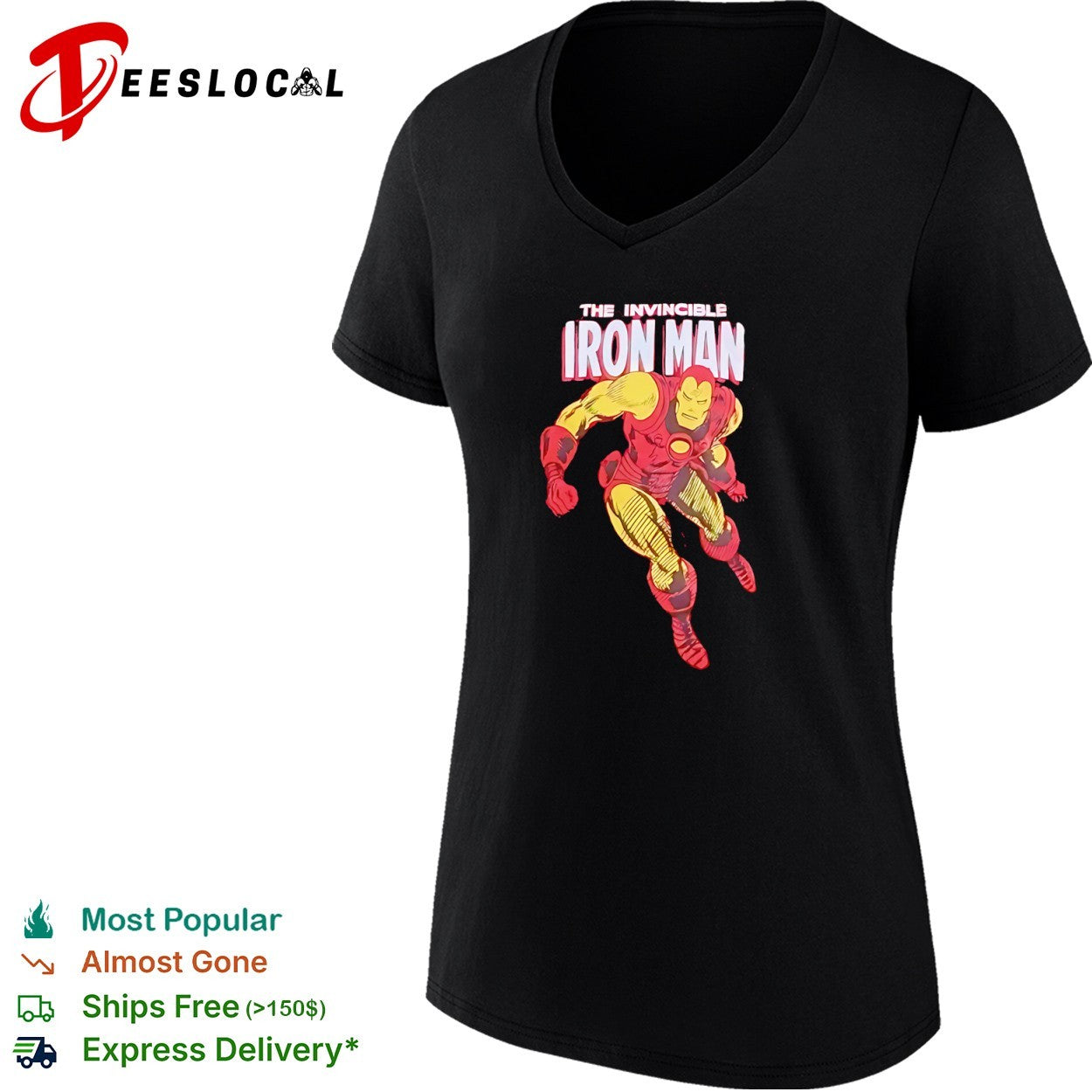 The Invincible Iron Man Marvel Comics Superhero shirt
