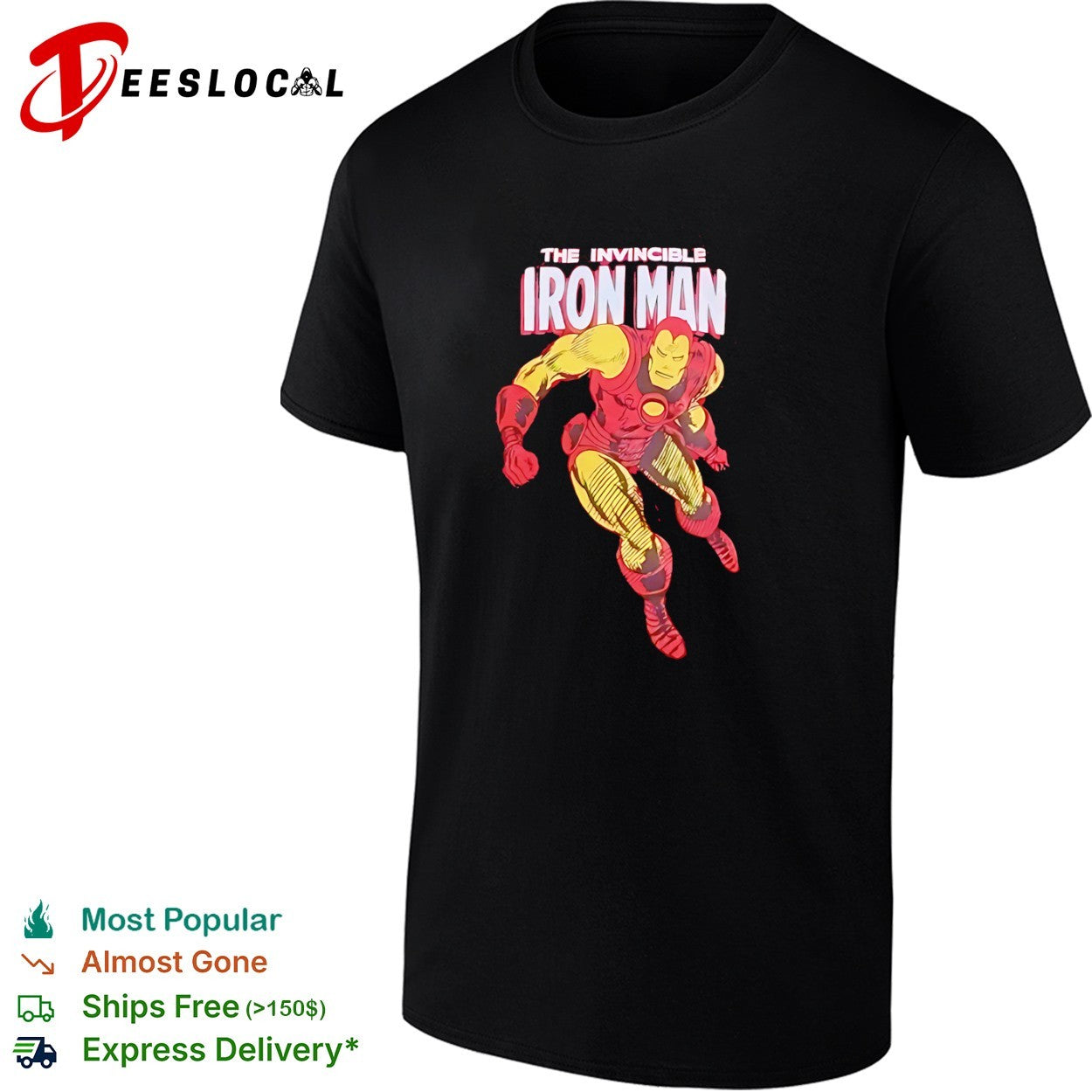 The Invincible Iron Man Marvel Comics Superhero shirt