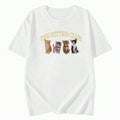 " Kitten Club" Adorable 4 Cats Y2k Shirt Y2k Funny Cat Shirt Vintage Cotton Menswear Womenswear Underwear Streetwear Top T-Shirts