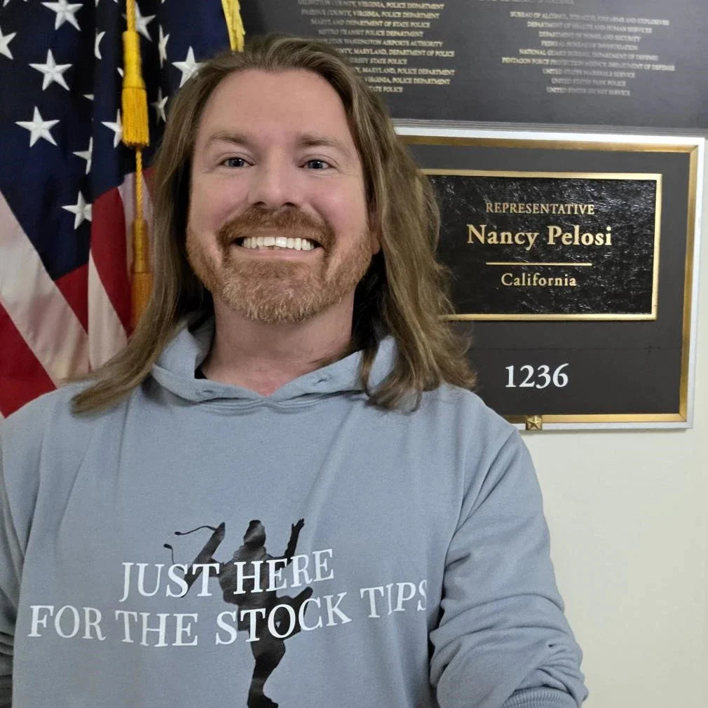 The Lectern Guy Just Here For The Stock Tips Shirt