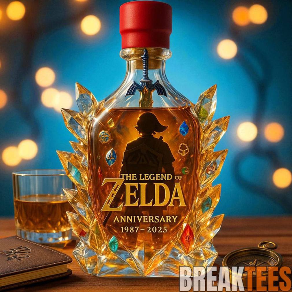 The Legend of Zelda 38th Anniversary Limited Edition Whiskey Bottle