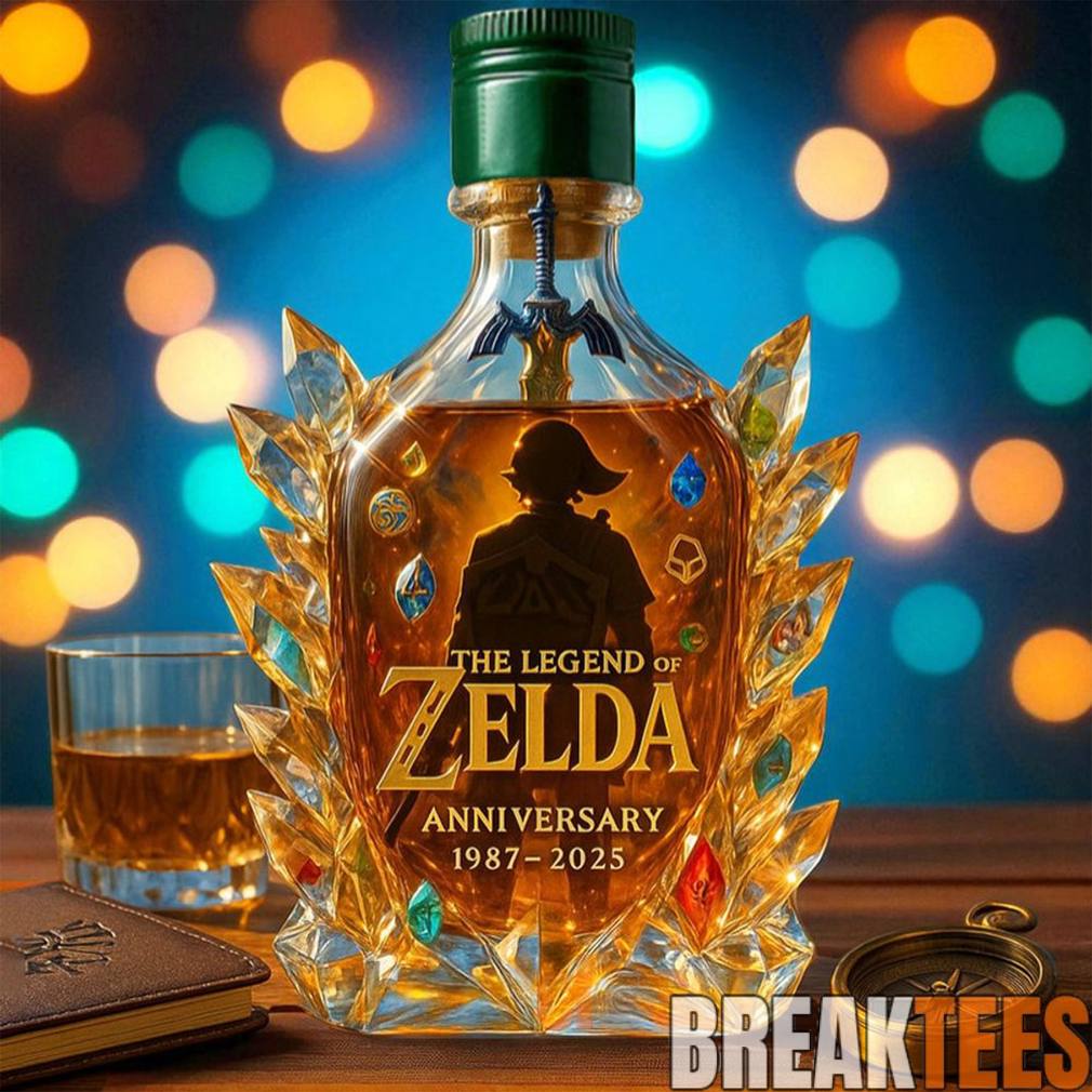 The Legend of Zelda 38th Anniversary Limited Edition Whiskey Bottle