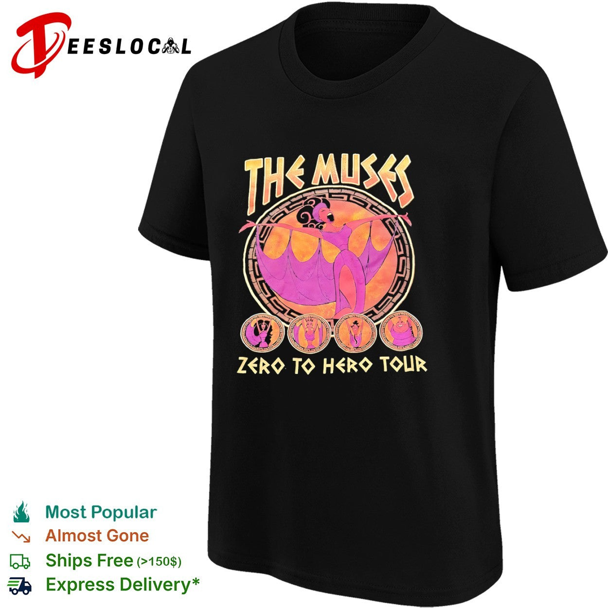 The Muses Zero to Hero Tour Disney Hercules Movie Shirt