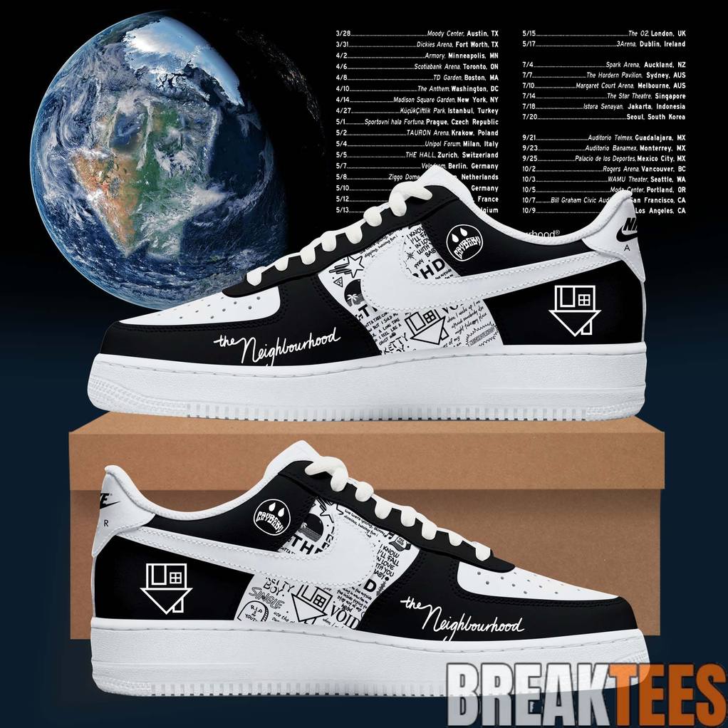 The Neighbourhood ULTRASOUND World Tour 2026 Custom Air Force 1