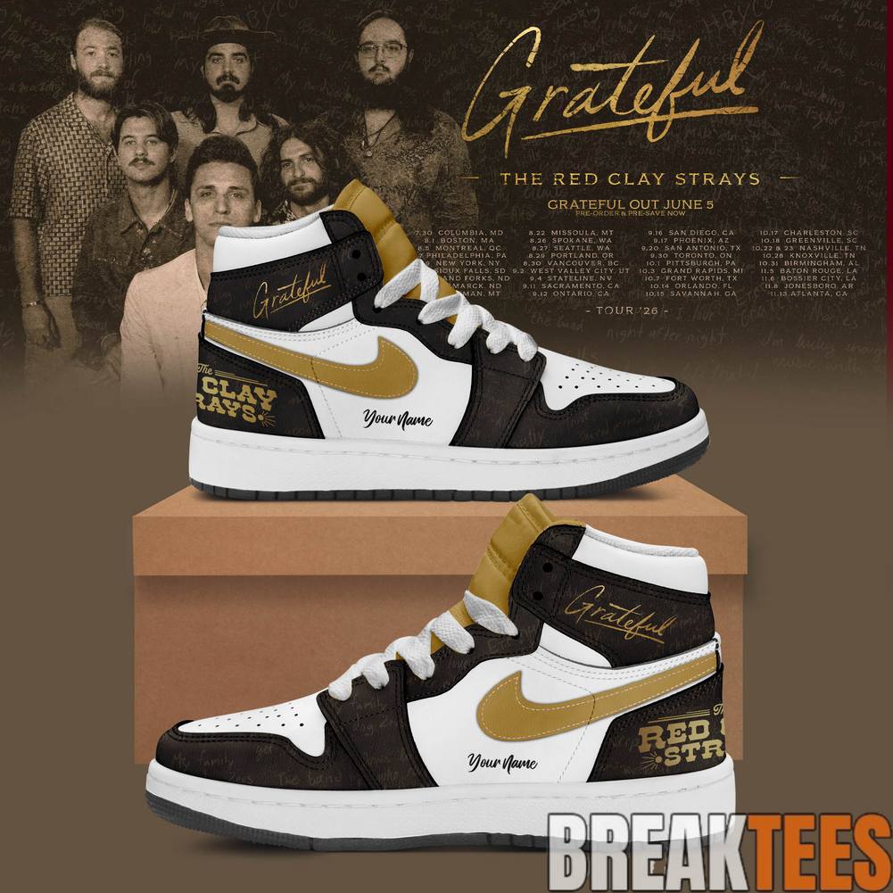 The Red Clay Strays Tour 2026 Custom Air Jordan 1 Sneaker