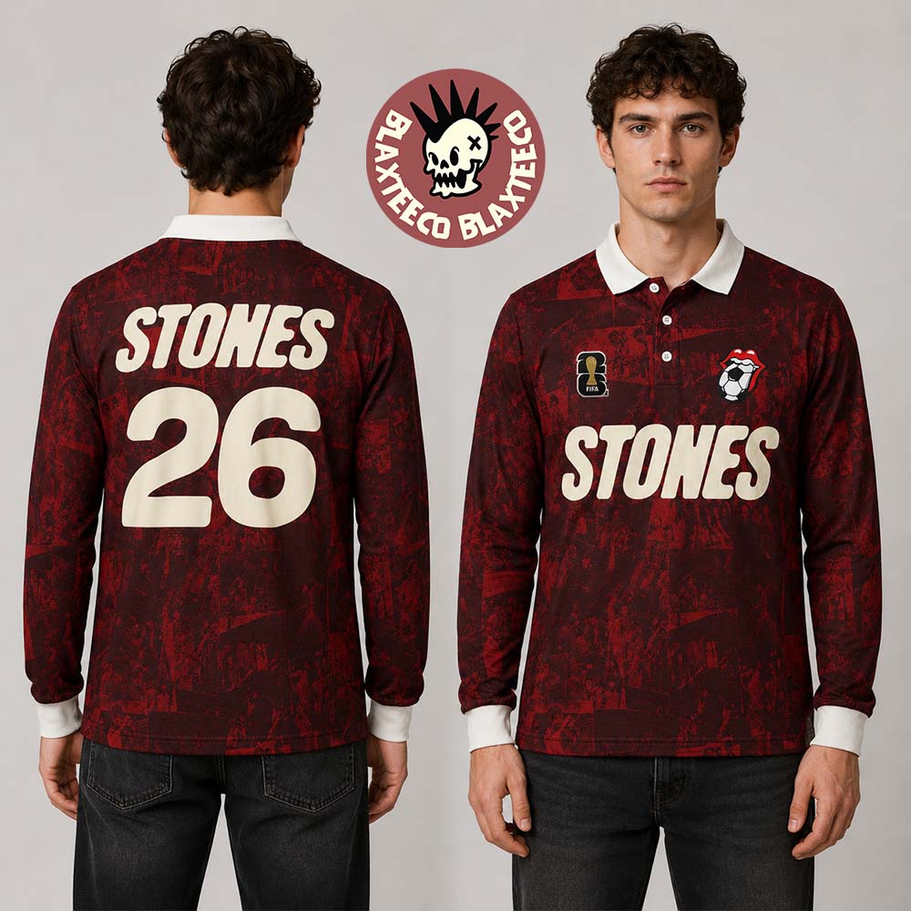 The Rolling Stones x FIFA World Cup 2026 Stones Icon Longsleeve Jersey