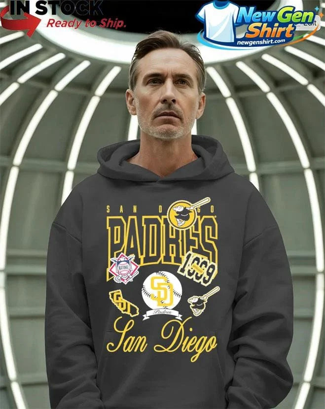 The San Diego Padres Sport Classics Vintage Black Shirt