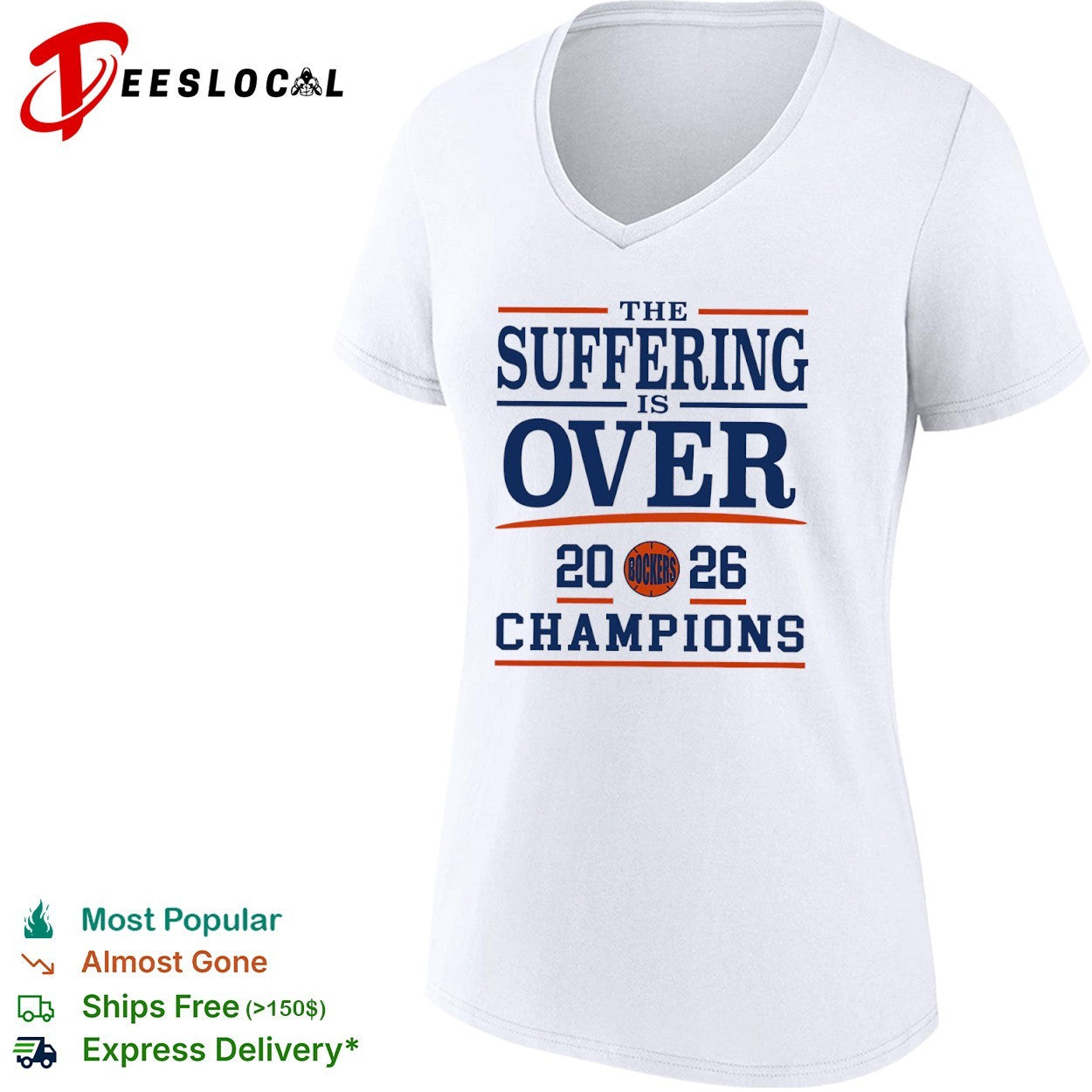 The Suffering is Over 2026 Champions New York Knicks Basketball Team shirt