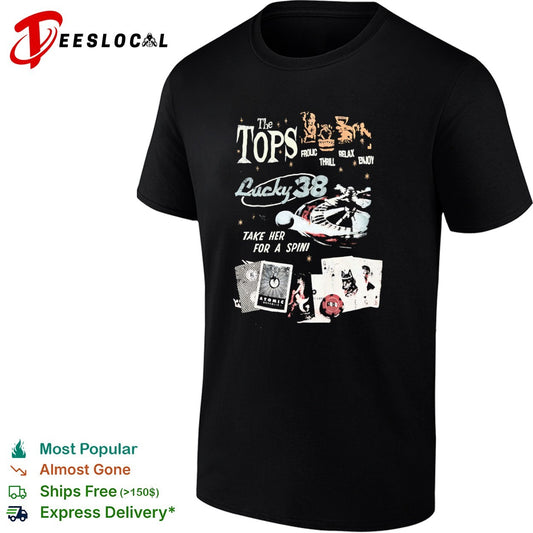 The Tops Lucky 38 Fallout New Vegas Frolic Thrill Relax Enjoy Take Her For A Spin shirt