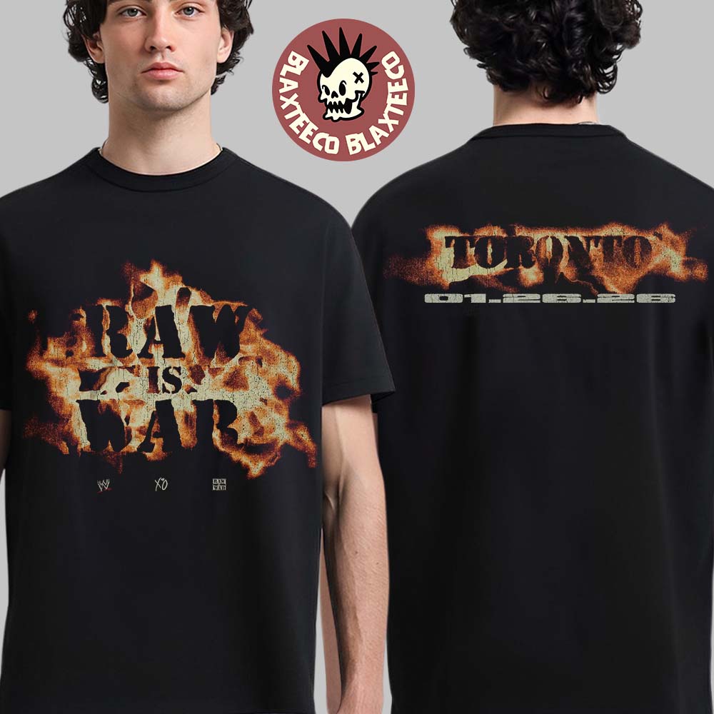 The Weeknd XO x WWE Raw Is War Live From Toronto January 26 2026 T-Shirt