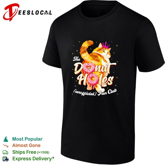 The donut holes unofficial fan club cat princess cute humor shirt