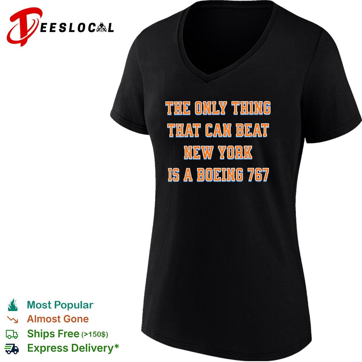 The only thing that can beat New York Knicks is a Boeing 767 shirt