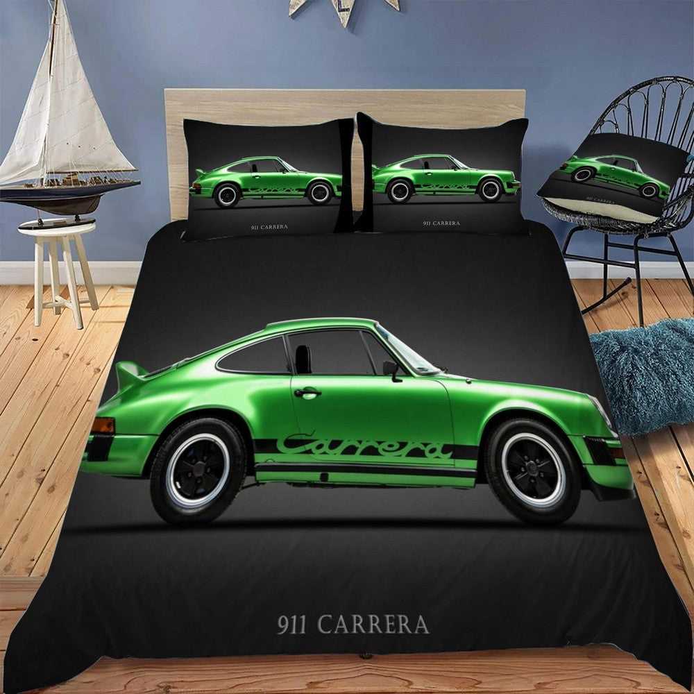 The 911 Carrera Bedding Set (Duvet Cover & Pillow Shams)