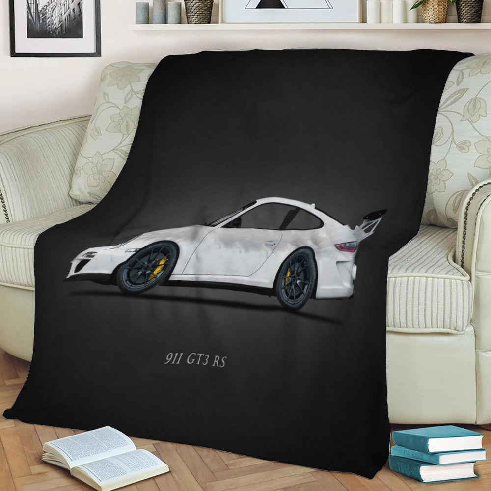 The 911 GT3 RS Fleece Throw Blanket