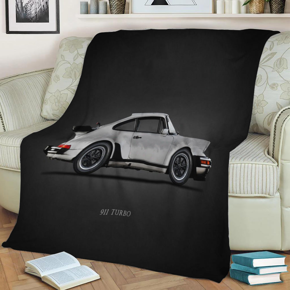 The 911 Turbo 1984 Fleece Throw Blanket