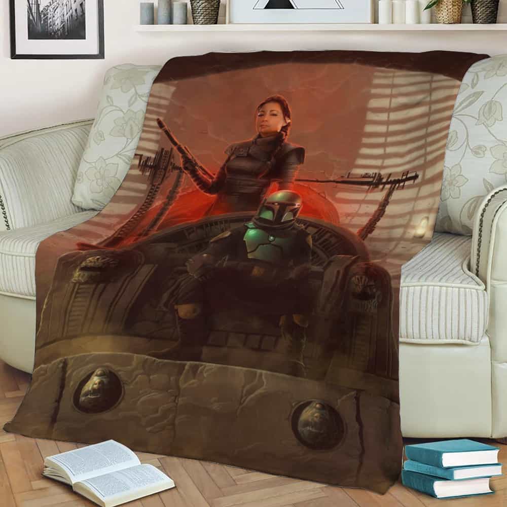 The Book Of Boba Fett Fleece Throw Blanket