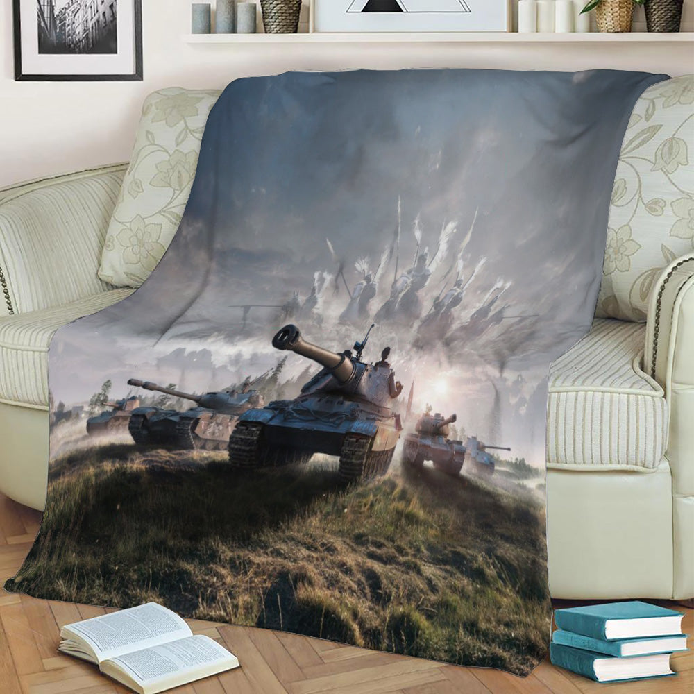 The Cavalry Fleece Throw Blanket