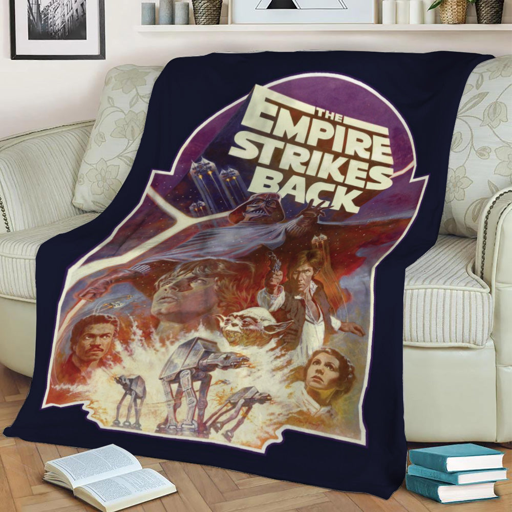 The Empire Strikes Back Fleece Throw Blanket