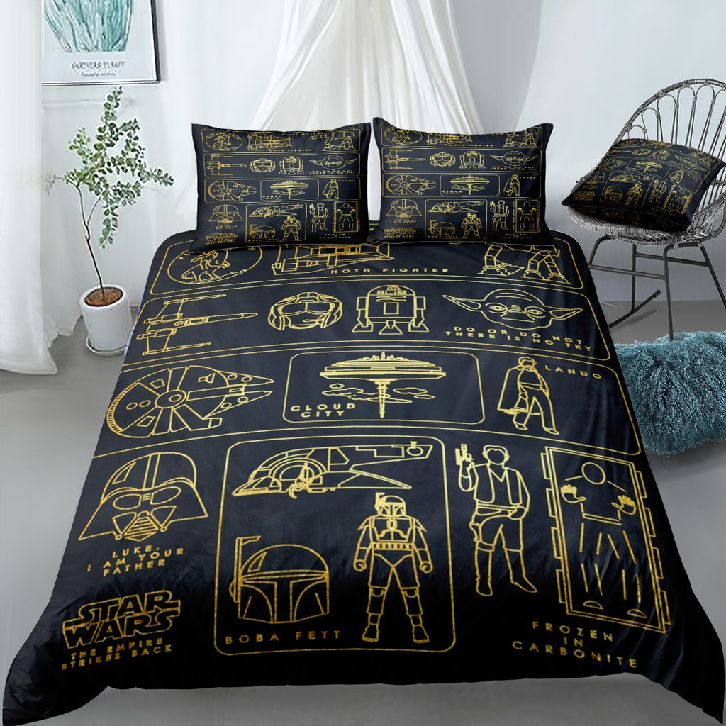 The Empire Strikes Back Path Bedding Set (Duvet Cover & Pillow Shams)