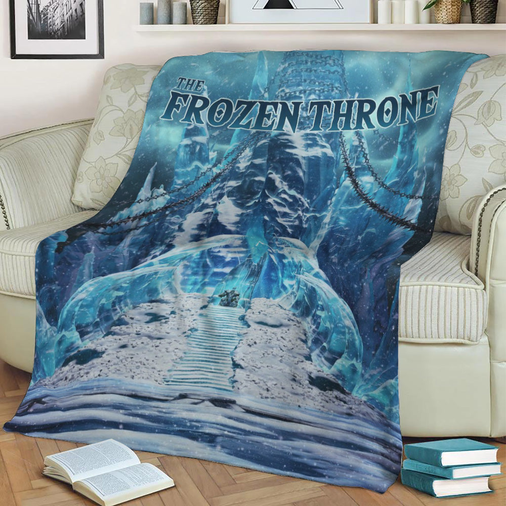 The Frozen Throne Novel Fleece Throw Blanket