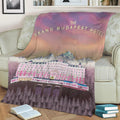 The Grand Budapest Hotel poster Fleece Throw Blanket