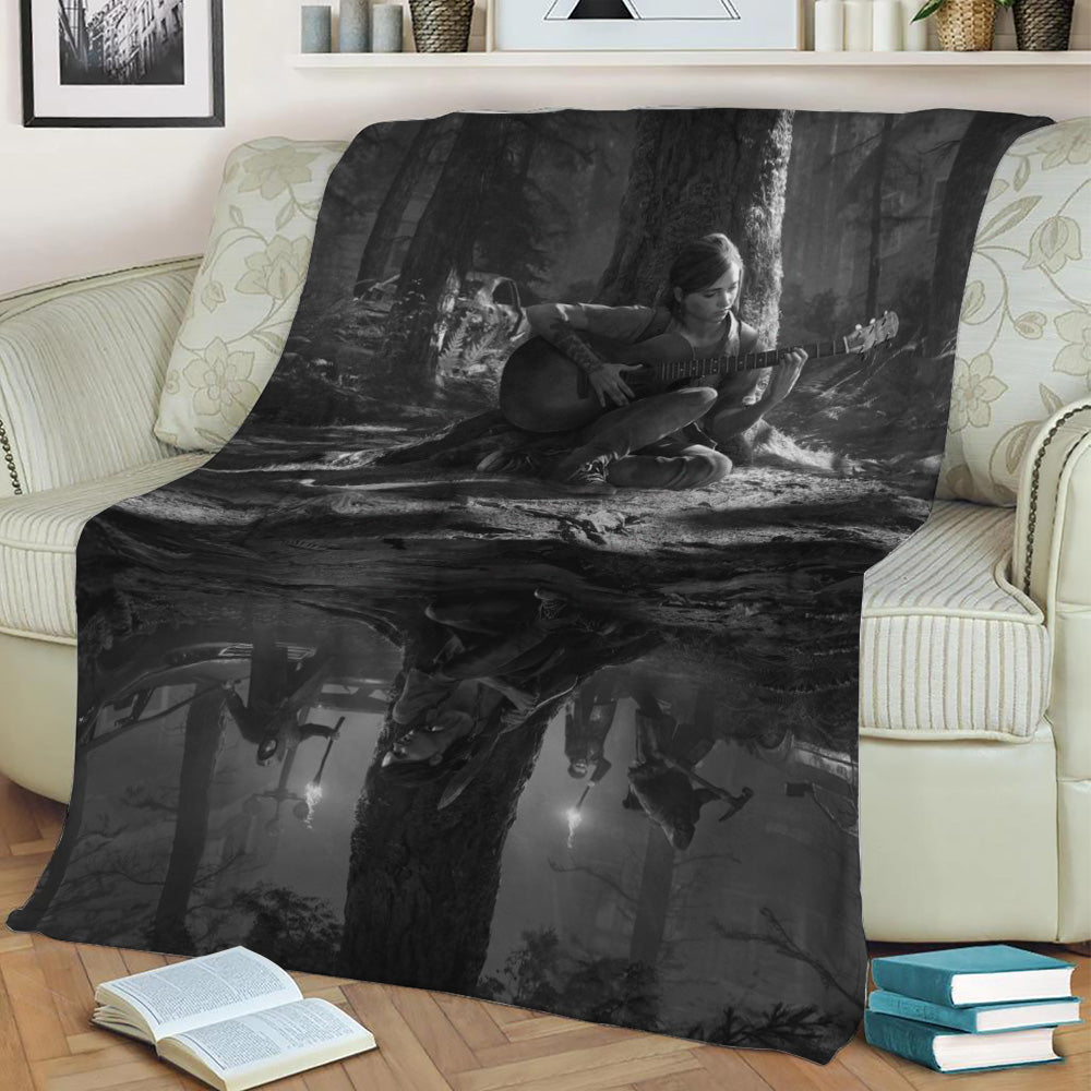 The Last Of Us Part II 2 Fleece Throw Blanket