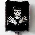 The Misfits Woven Tapestry Throw Blanket with Fringe