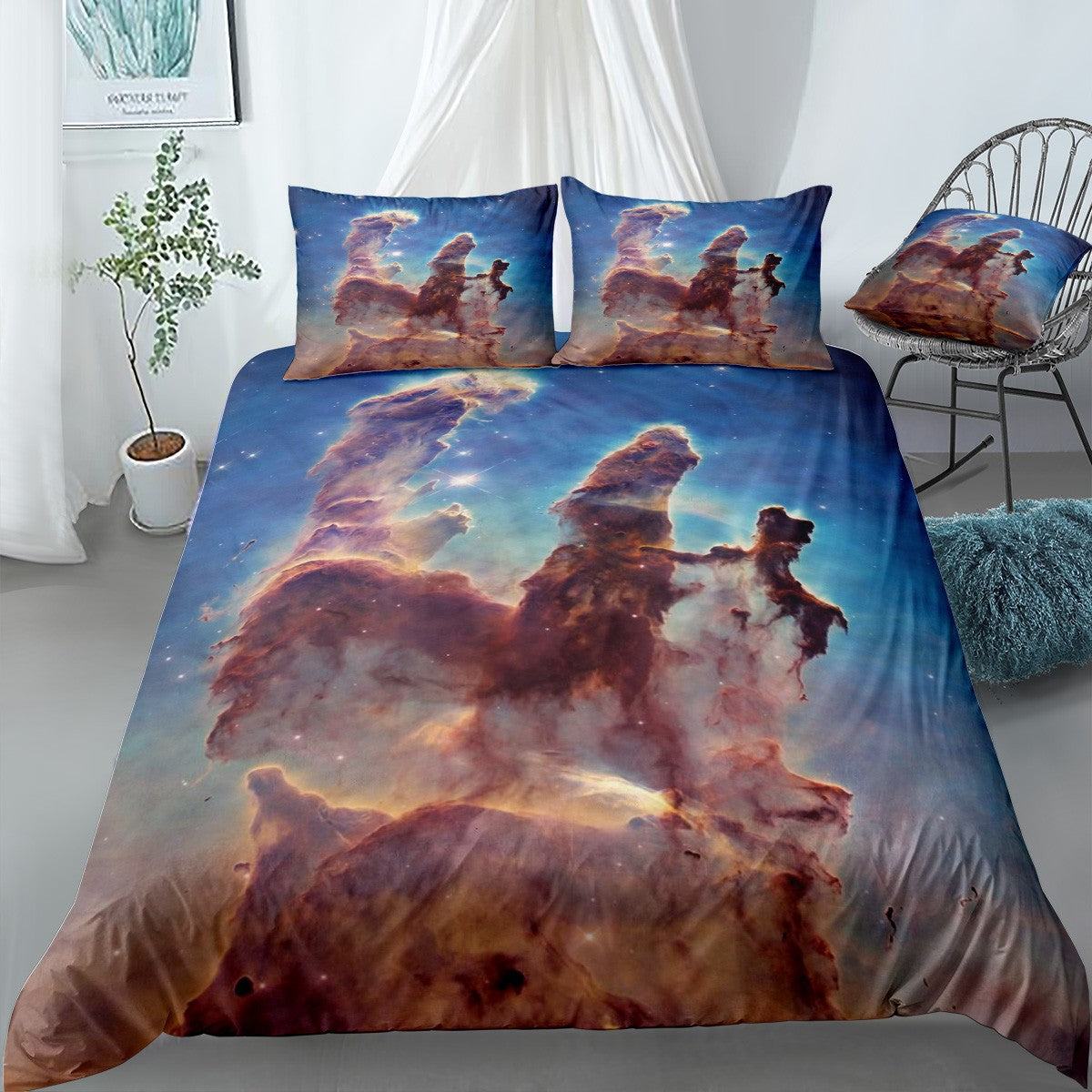 The Pillars of Creation Bedding Set (Duvet Cover & Pillow Shams)