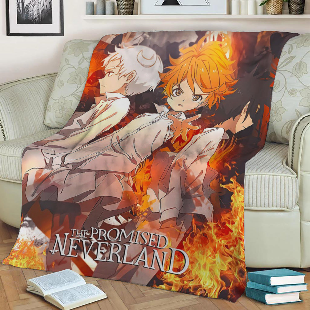 The Promised Neverland Fleece Throw Blanket