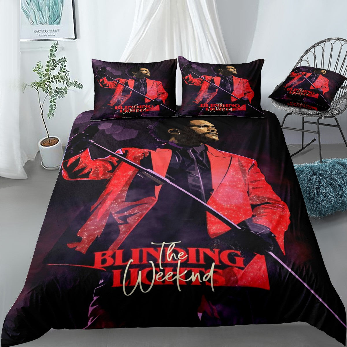 The Weeknd Bedding Set (Duvet Cover & Pillow Shams)