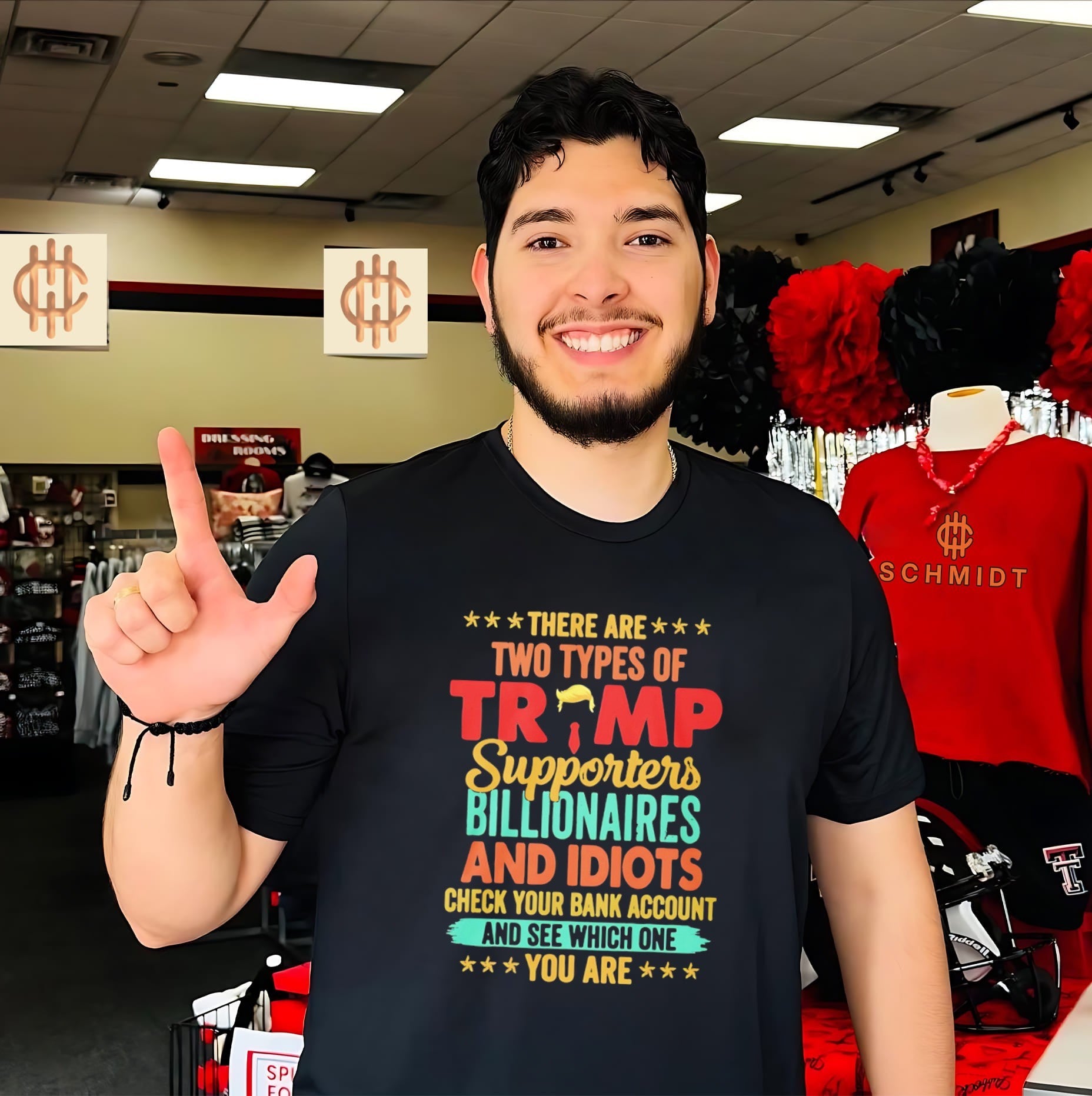 There Are Two Types Of Trump Supporters Billionaires And Idiots Shirt